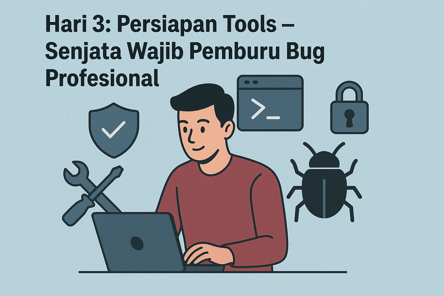 Persiapan Tools - Senjata Wajib Pemburu Bug Profesional